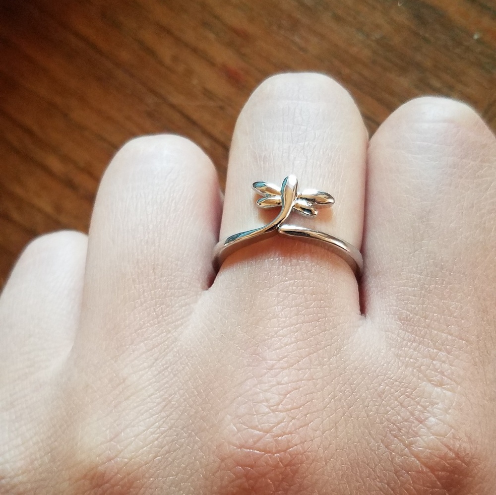 NWOT Sterling Silver Dragonfly Ring - Picture 4 of 8